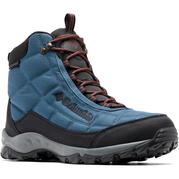 Columbia Other - Columbia Men's Firecamp Boot Hiking Shoe, Petrol Blue/Black, Size 15